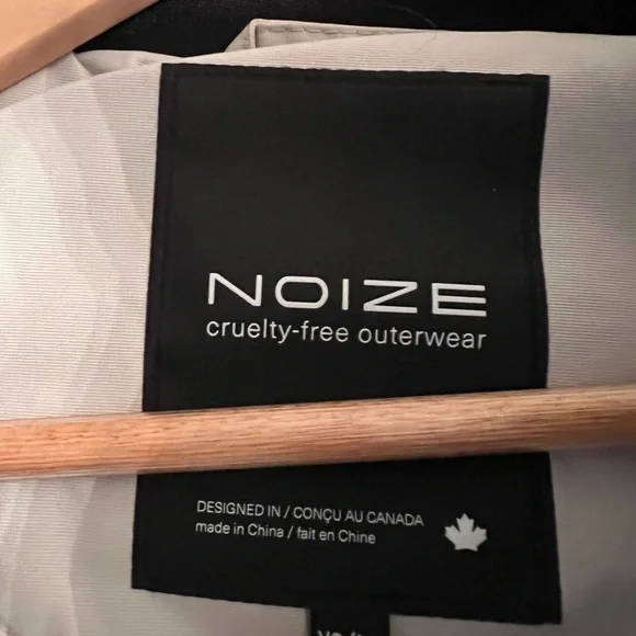 NWOT Noize Addie Long Length Parka Snow in Size XS - Picture 10 of 10